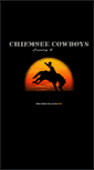 Mobile Screenshot of chiemsee-cowboys.de