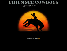 Tablet Screenshot of chiemsee-cowboys.de